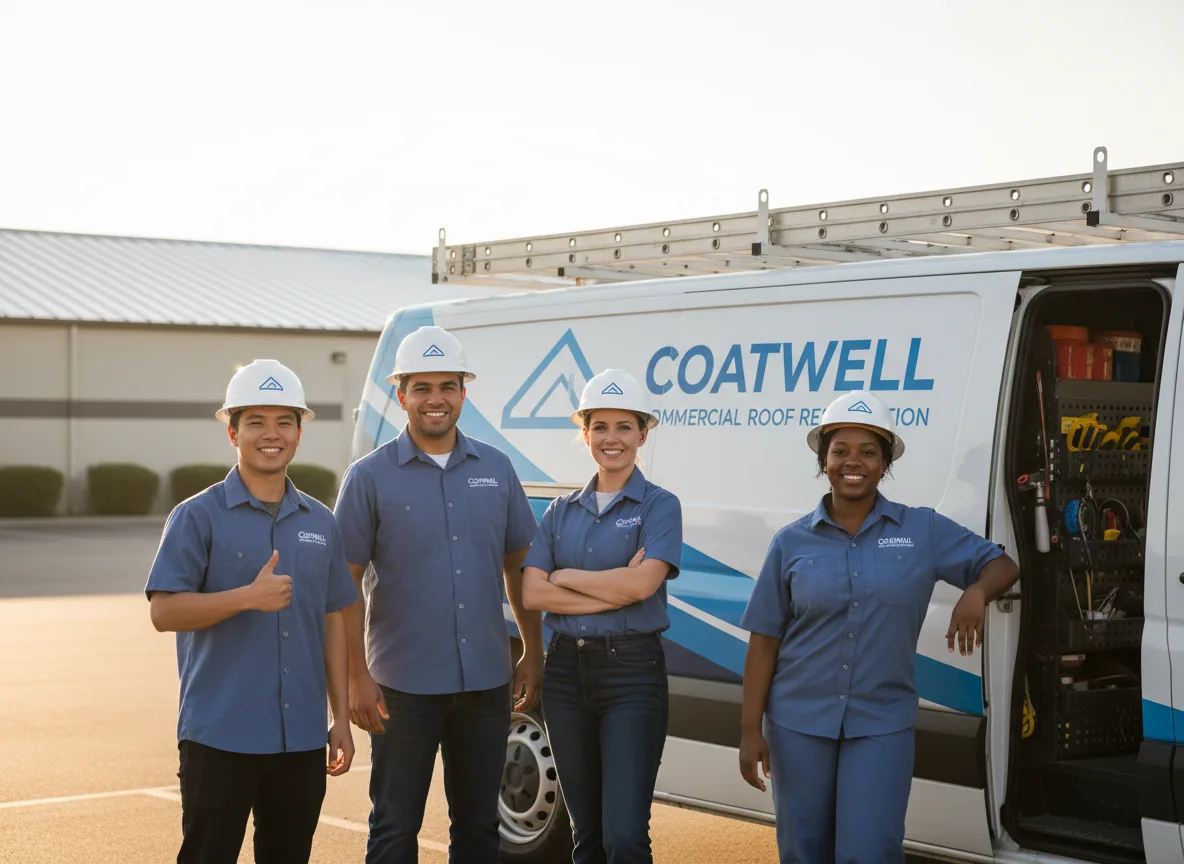 Commercial roof coating company in Vesta, MN